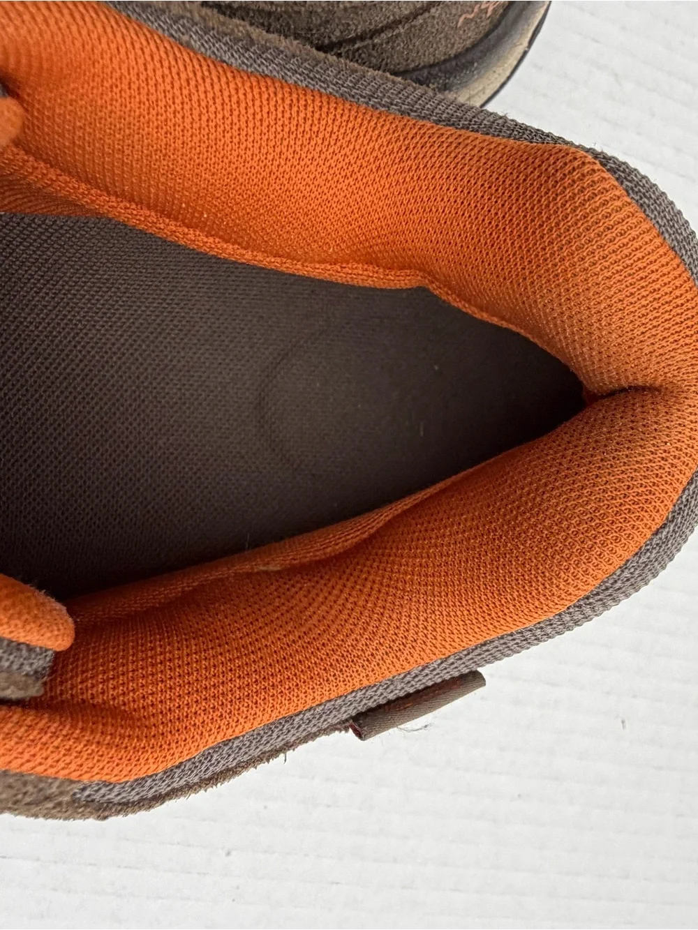 The North Face Men's Brown and Orange Outdoor Trail Shoes